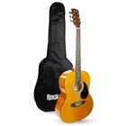 Rockjam Natural Dreadnought Acoustic Guitar Full Size Beginner With Bag New. Price: $125.65.