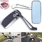8MM 10MM Rectangle Motorcycle Rear View Mirrors Chrome For Honda Ruckus NPS50 New. Price: $28.99.