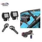 Fit John Deere Gator Hpx Xuv Pillar 1.75" Round Bar Clamps Led Pod Light Switch New. Price: $42.29.