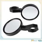 Universal 4.75" Utv Round Aluminum Side Rearview Mirrors 1.75" For Polaris Honda New. Price: $33.79.