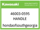 Kawasaki Oem Part 46003-0595 Handle New. Price: $178.63.
