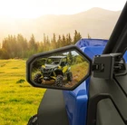 Can-am Commander One Pair Side Mirrors By Kemimoto B0106-10301BK-CM Used. Price: $67.49.