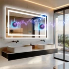 Bluetooth Bathroom Mirror 3 Color Lights W/ Demister Time Display Vanity New. Price: $419.91.