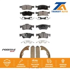 Front Rear Semi-metallic Brake Pads & Parking Shoe Kit For Dodge Durango Jeep Wk New. Price: $97.73.