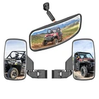 Wsays Utv Side Mirrors+center For Polaris Ranger 500/570/900/1000 Xp Crew New. Price: $49.99.