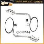 Left+right Side View Mirrors For Replacement Assembly Stainless Steel 8" Round New. Price: $60.40.
