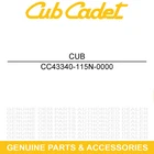 Cub Cadet 43340-115N-0000 Parking Lever Challenger CX700 CX500 4X4 New. Price: $131.36.