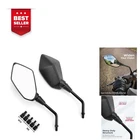 Kemimoto Universal Motorcycle Mirrors - Convex Handlebar Rear View New. Price: $43.99.
