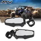 Utv Rear View Side Mirrors W/ Led Lights For Polaris Rzr 1.75"-2" Roll Cage Usa New. Price: $44.31.