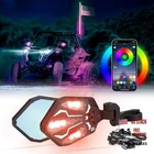 Utv Lighted Side Mirrors, Rgb Aluminium With 29 Color Modes For New. Price: $173.27.