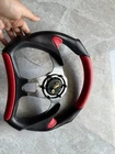 Red + Black 13" Steering Wheel For Slingshot Slr Without Quick Release / Adapter New. Price: $109.46.