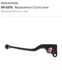Parts Unlimited Clutch Lever 50-1078 New. Price: $15.00.