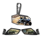 Racing Rear Side Mirrors+center Set For Honda Pioneer 1000-5 1000-6 New. Price: $69.99.
