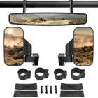 2" Utv Rear View Center & Side Mirrors Set For Polaris Rzr Xp Can Am Maverick New. Price: $38.99.