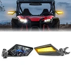 Rear View Side Mirrors W/ Turn Singal For Polaris Rzr Xp 1000/4 2014-2026 New. Price: $49.99.