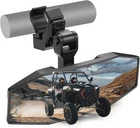 Kemimoto Utv Center Mirror, Adjustable Aluminum Clamp 10"*3.74", Black New. Price: $59.75.
