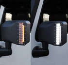 Xprite Side View Mirrors W/ Led Turn Signal Light For 07-18 Jeep Wrangler Jku New. Price: $89.99.