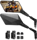 Kemimoto Atv Mirrors, 8MM 10MM Foldable Motorcycle With 7/8" Handlebar New. Price: $39.99.