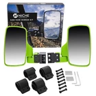 Niche Side View Mirror Set For Polaris Ranger Rzr Xp 570 700 800 900 1000 Green New. Price: $21.95.