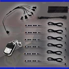 6 Pack Rgb Motorcycle Led Light Kit Flexible Strips Atmosphere Lamp New. Price: $18.99.