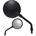 Parts Unlimited Round Mirror Black 0640-0949 New. Price: $23.10.