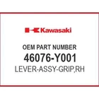 Kawasaki Lever-assy-grip,rh 46076-Y001 Oem New. Price: $72.60.