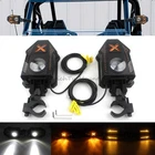 Rear Side View Mirrors W/ Led Lights 1.75"-2" Roll Bar For Polaris Rzr Xp 14-24 New. Price: $71.29.