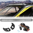 Weisen Roof 42" Curved Led Light Bar Mount Wire Kit For Can Am Maverick 2024+ New. Price: $139.99.