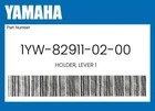 Yamaha Genuine Holder, Lever 1YW-82911-02-00 New. Price: $47.54.
