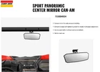 Can-am Oem Maverick Trail/ Sport Panoramic Center Convex Mirror- 715004924 New. Price: $106.49.