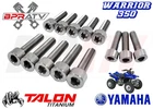 Yamaha Warrior Titanium Stator Cover Bolts Screw Kit Set New. Price: $31.98.