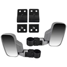 Silver Side View Mirror Pro-fit Set For Yamaha Rhino 660 450 YXR700F New. Price: $29.95.