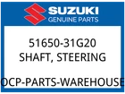 Suzuki Oem Part 51650-31G20 Shaft, Steering New. Price: $302.70.