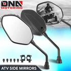 For Kawasaki Ducati Polaris 7/8" Handlebar Atv Irregular Shape Side View Mirrors New. Price: $10.19.