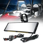 Xprite Spirit Curved Rear View Black Aluminum Mirror Led Lights New. Price: $53.99.