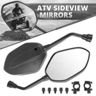 Fit Universal Atv Textured Convex Rear Side View Mirrors Handlebar Mount Bolt-in New. Price: $16.14.
