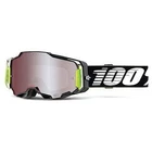 100% Armega Goggles Racr Hiper Silver Mirror Lens New. Price: $142.50.