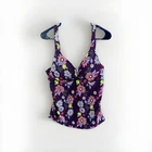 Anne Cole Full Bloom Underwire Shirred Tankini Top Womens Swimwear 40B/38C New. Price: $15.00.