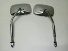 Harley-davidson 1993 Electra Glide Evo Mirrors Chrome Rectangle 91875-88A Used. Price: $59.00.