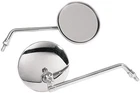 Emgo Universal 4IN Round Chrome Mirror 8MM Screw-in 8IN Stem New. Price: $18.76.