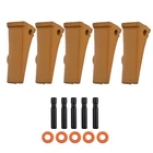 Bucket Teeth For Caterpillar J200 Series 1U3202 8E6208 5PCS Steel W/ Pins New. Price: $57.10.