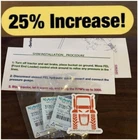 *kubota Boost Hydraulic Pressure Adjustment Shims For Bx +25% Power* New. Price: $34.68.