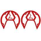 Assault Industries Sidewinder Mirror Color Bezel Kit Can-am Red New. Price: $20.99.