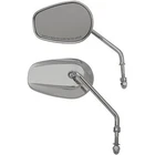 Drag Specialties 0640-1309 Chrome 5" Long Stem Teardrop Mirrors For Harley New. Price: $119.73.
