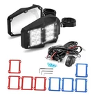Utv Side Rear View Mirrors With Led Light Fit 1.75"-2" Roll Cage Compatible New. Price: $122.66.