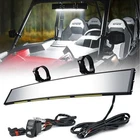 Xprite Spirit Curved Rear View Black Aluminum Mirror Led Lights New. Price: $80.09.