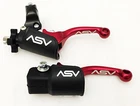 Asv F3 Shorty Red Front Brake Clutch Perch Levers Dust Covers Suzuki LTZ400 New. Price: $179.95.