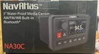 Navatlas NA30C 3" Water Proof Media Center - Am/fm/weatherband & Bluetooth New. Price: $255.00.