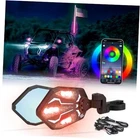 Utv Lighted Side Mirrors, Rgb Aluminium With 29 Color Modes For New. Price: $162.09.