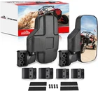 Utv Side Mirrors,universal Powersports Rear View For 1.6" - 2" Roll Cage New. Price: $52.58.